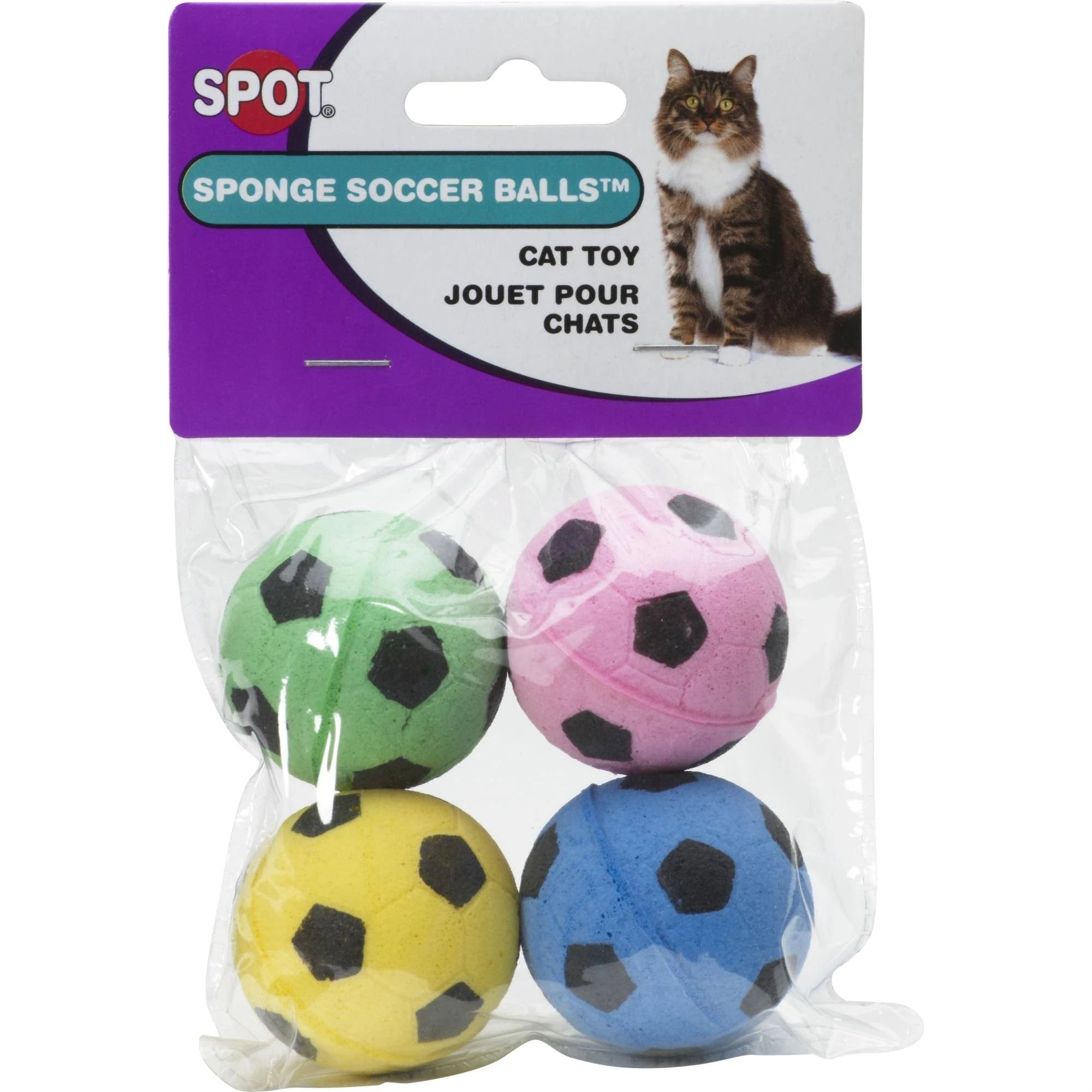 Ethical Sponge Soccer Balls Cat Toy