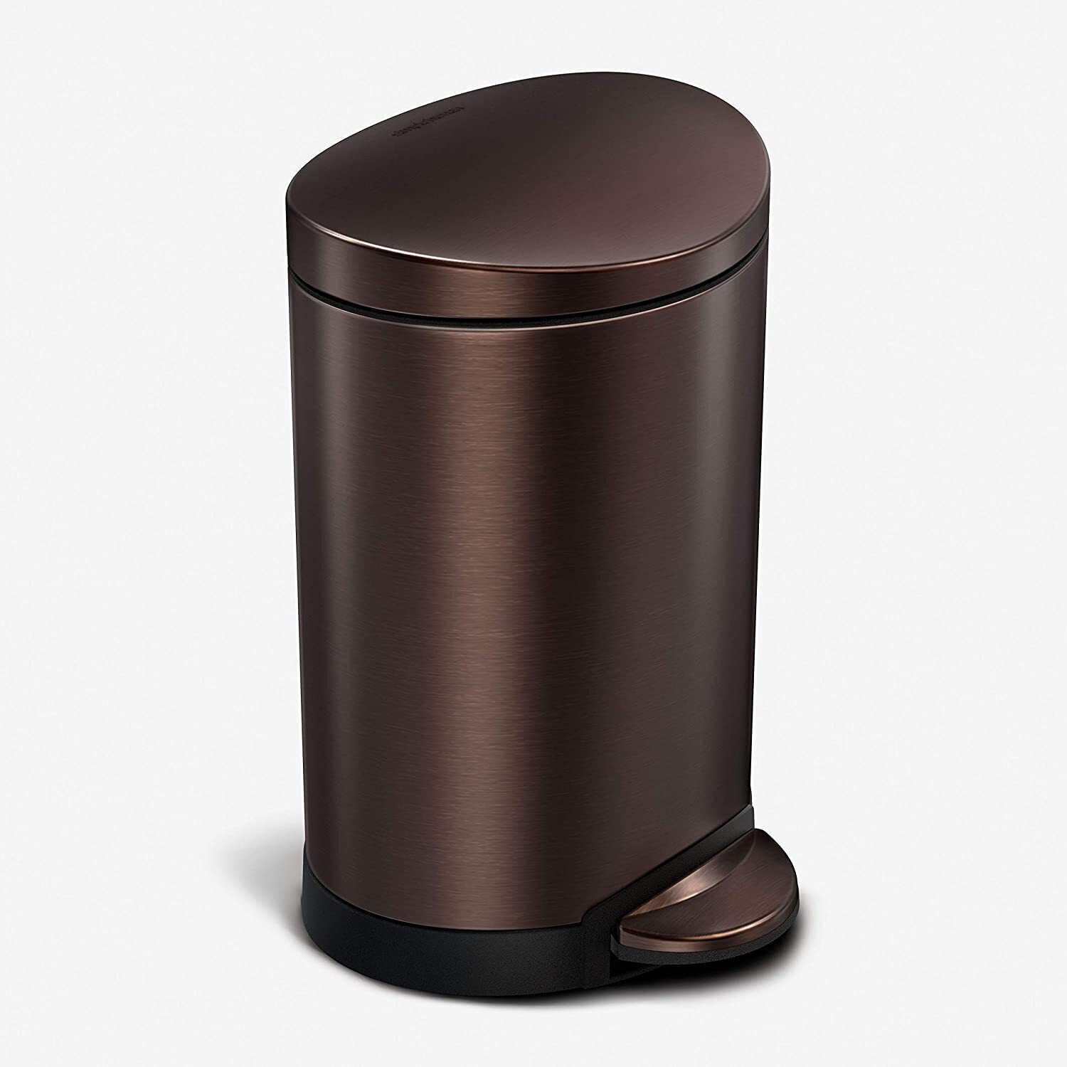 Simplehuman 6-Liter Semi-Round Step Trash Can