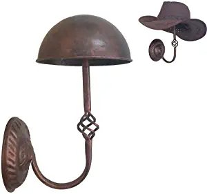Queens Vintage Design Copper Metal Cap Hat Rack