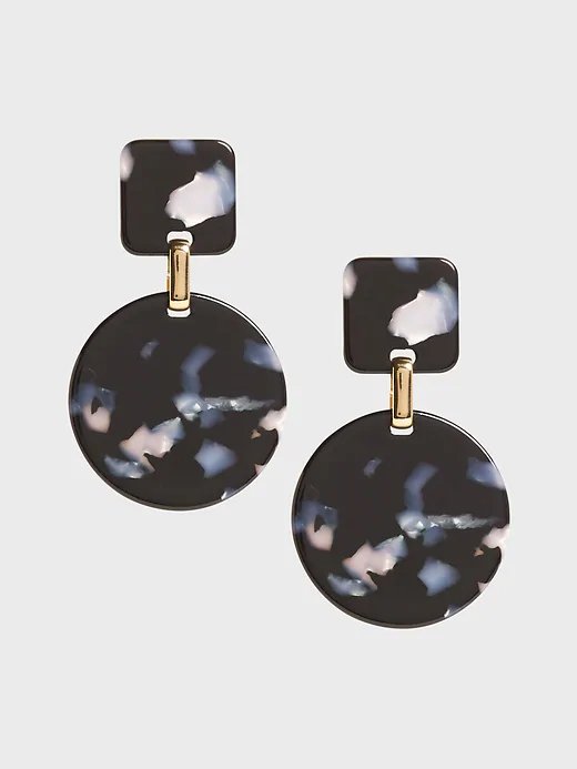 Banana Republic Resin Drop Earrings