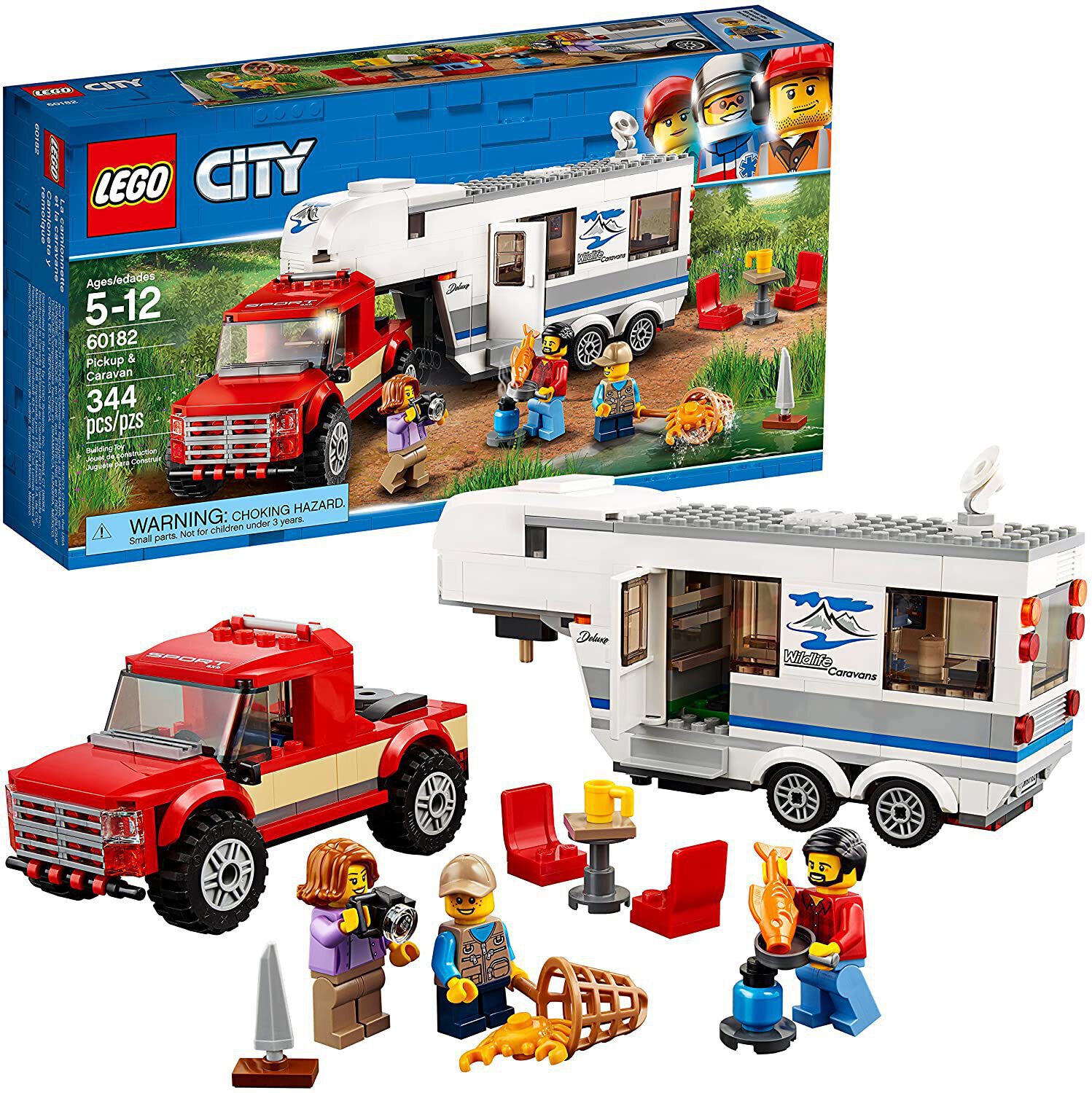 Lego City Pickup & Caravan