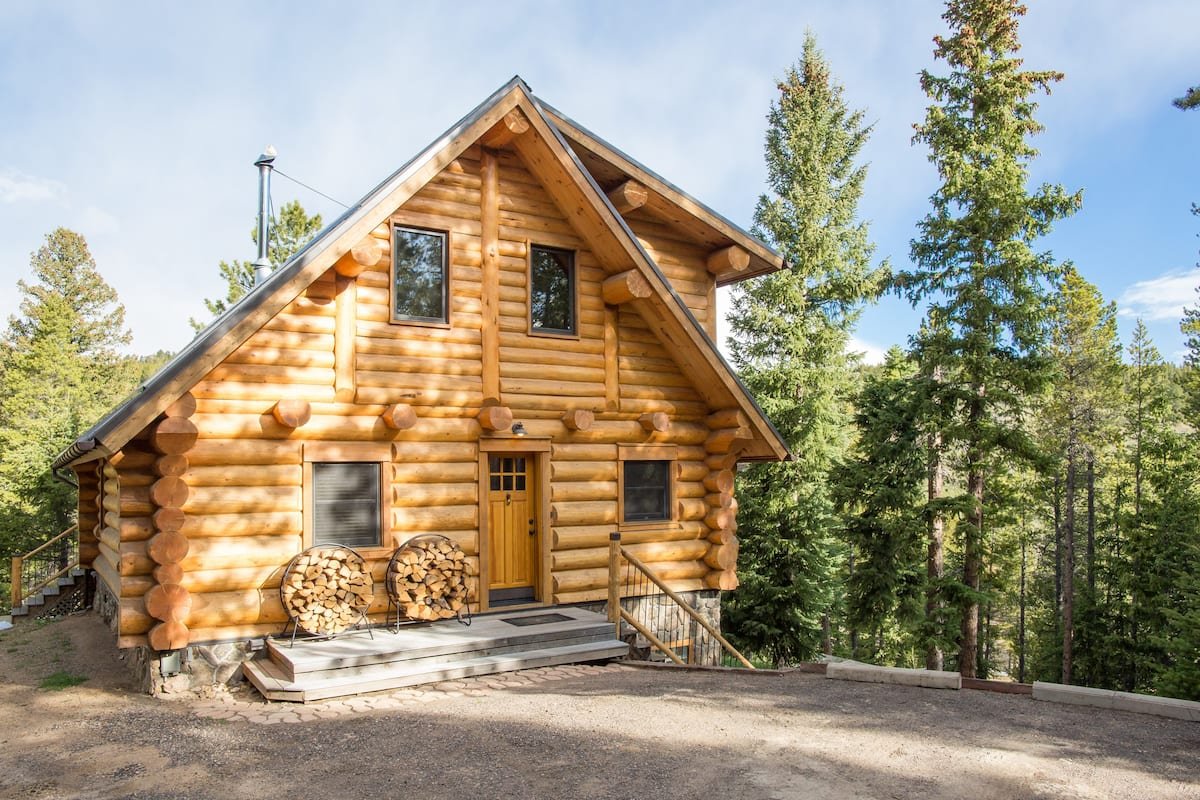 Log Cabin on the River