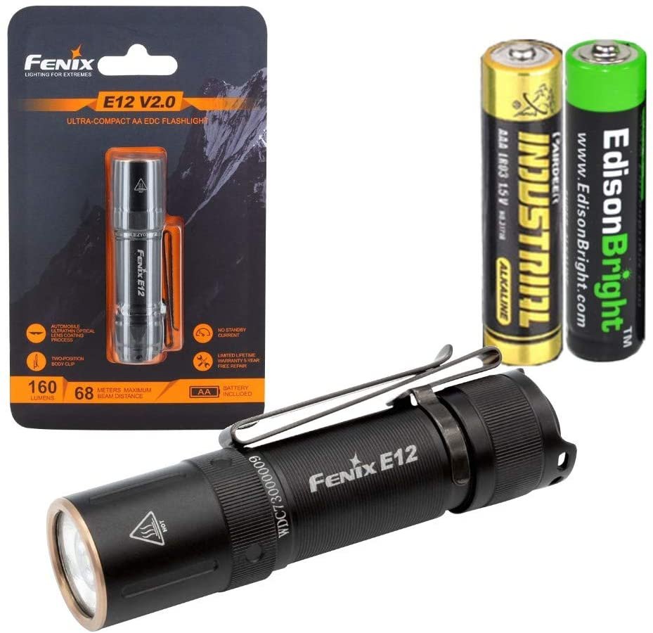 Fenix E12 V2 160 Lumen LED Flashlight