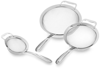 All-Clad 3-Piece Stainless-Steel Strainer Set