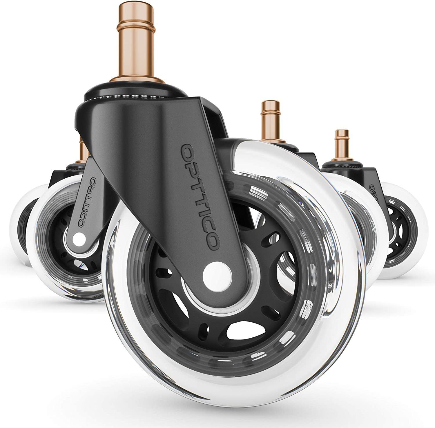Opttico Office Chair Wheels for Ikea Chairs