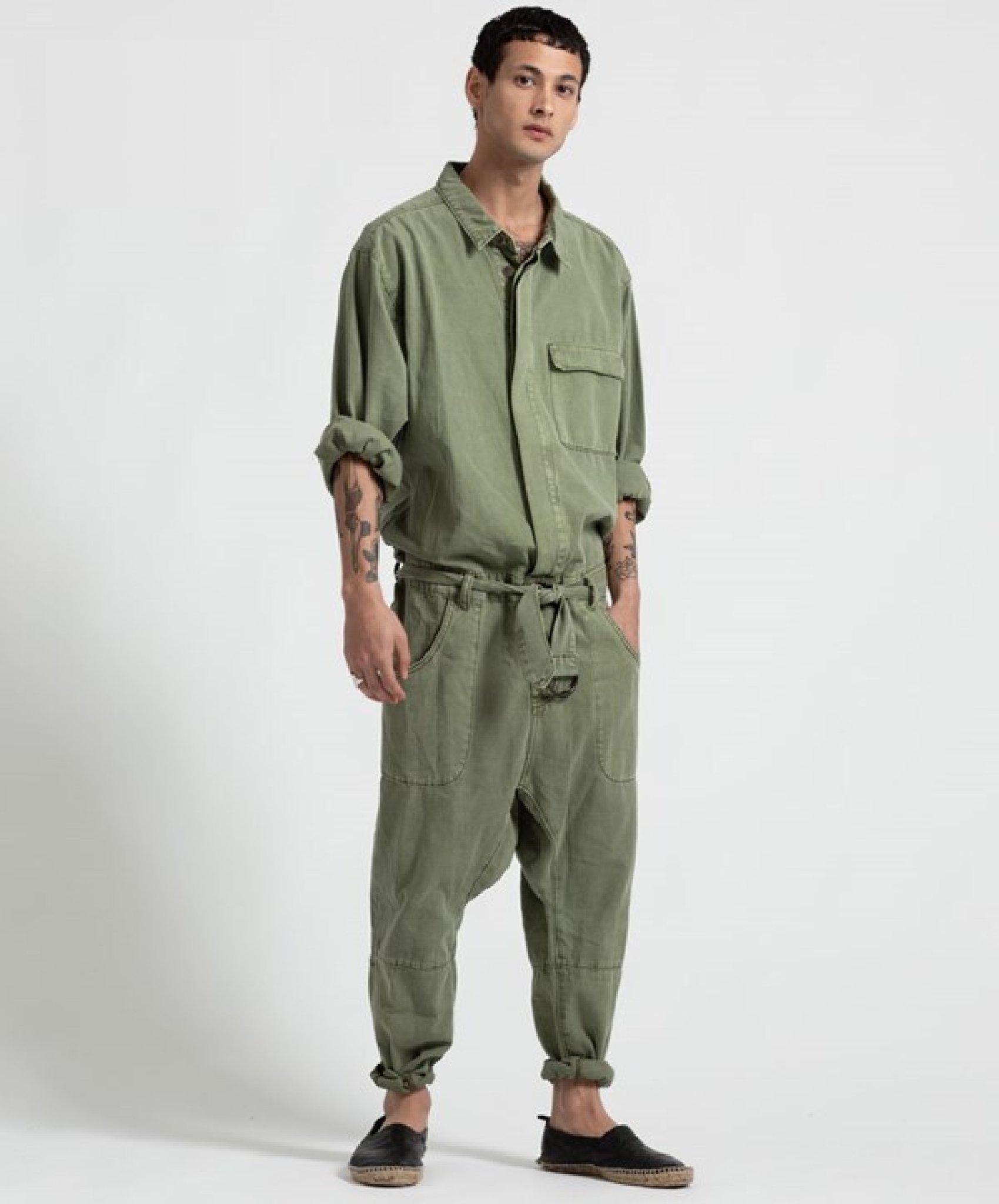 One Teaspoon Khaki Utility Suit