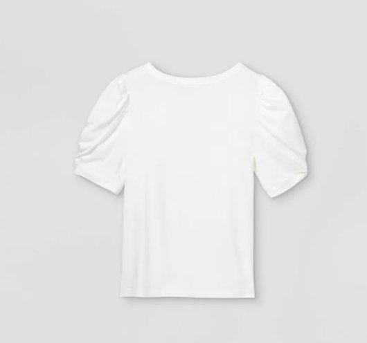 A New Day White Puff Shirt