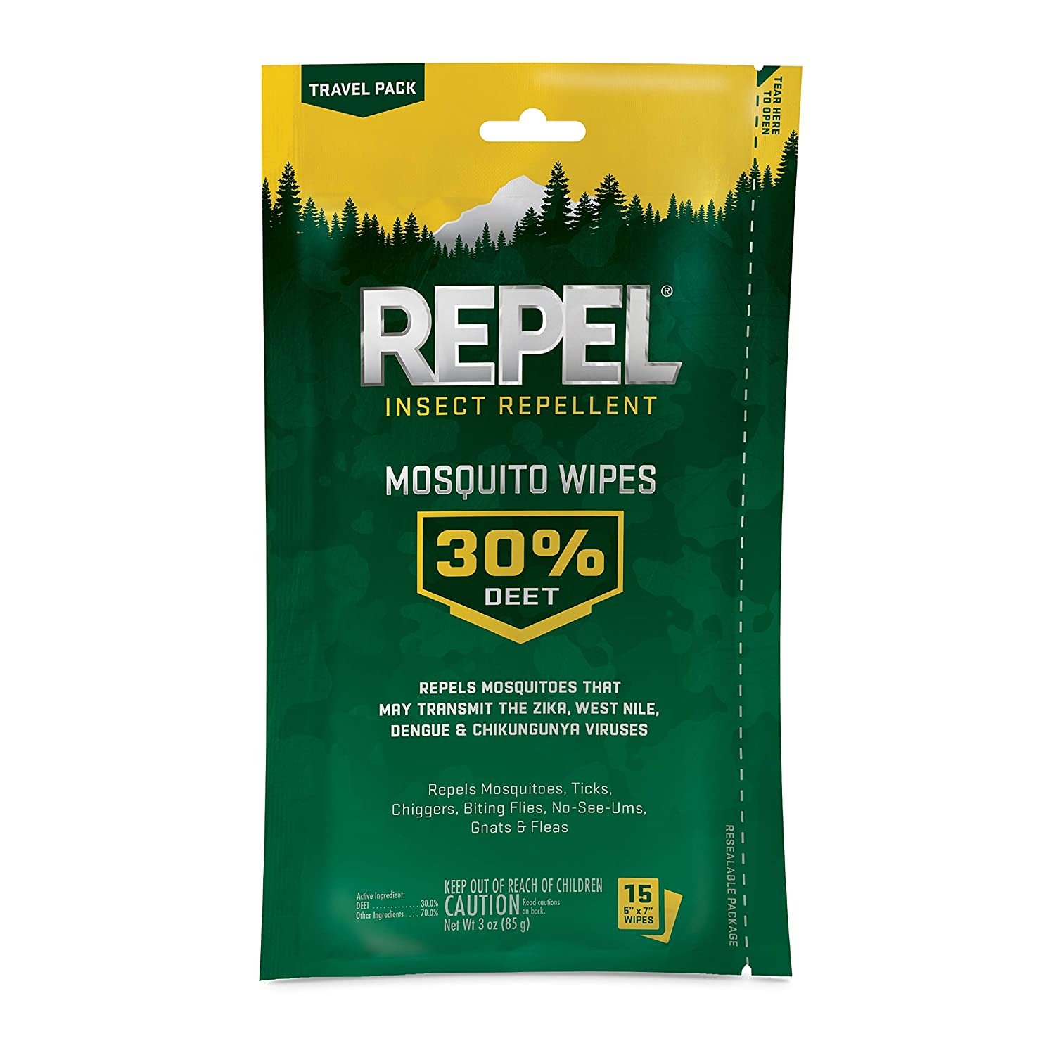 Repel Sportsman Mosquito Wipes