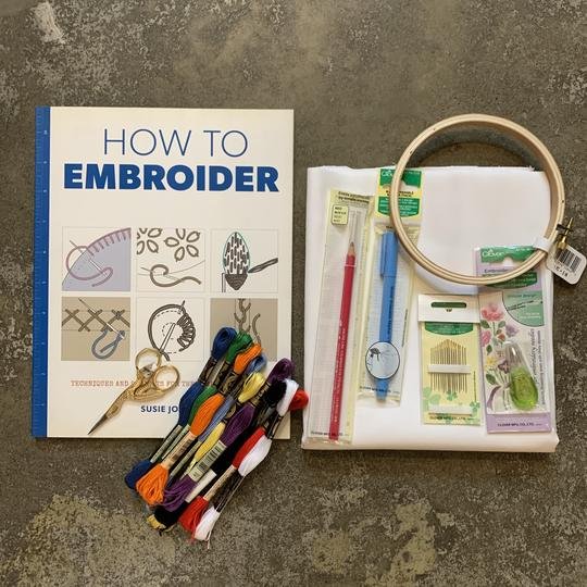 Stitches Embroidery Kit - Deluxe