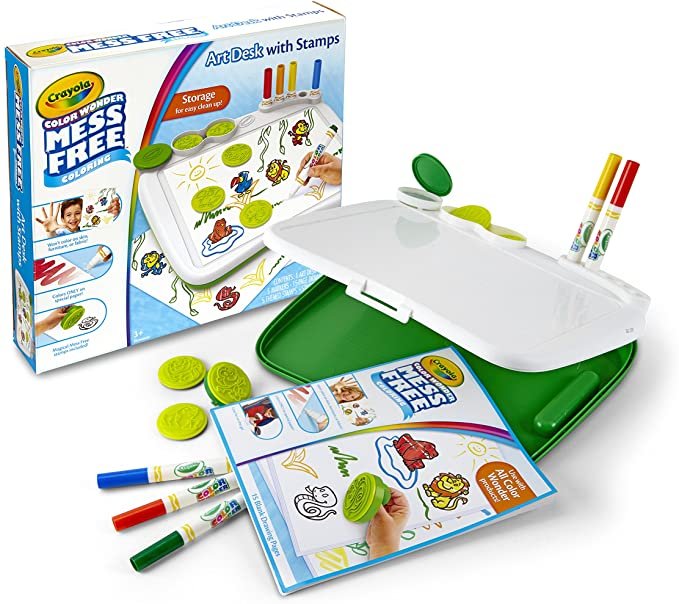 Crayola Color Wonder Mess Free Art Desk With Stamps