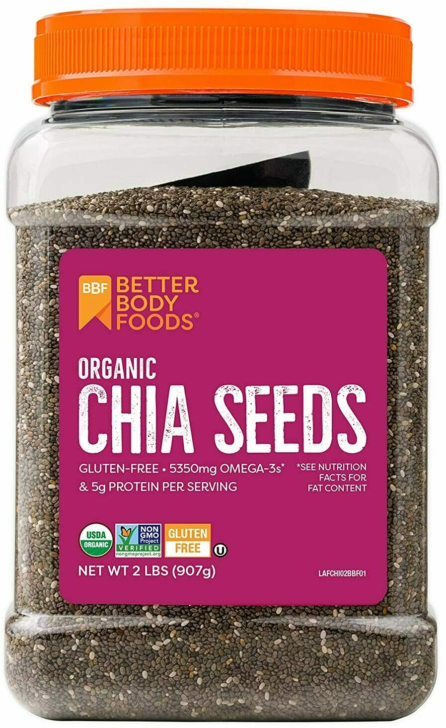 Betterbody Foods Organic Chia Seeds