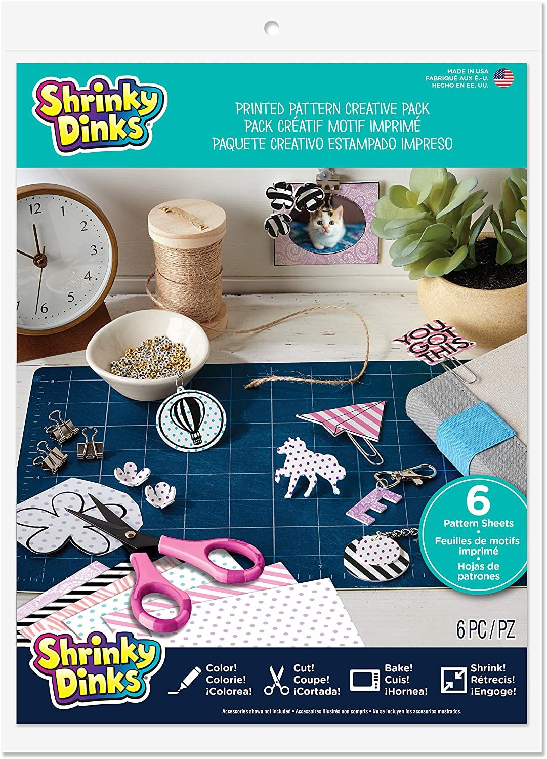 Shrinky Dinks Printed Pattern Creative Pack