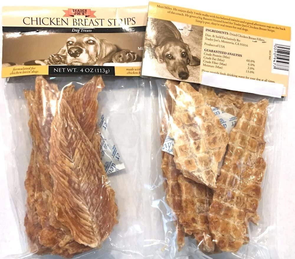 Trader Joe's Chicken Breast Strips Dog Treats