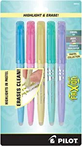 Pilot Frixion Erasable Highlighters