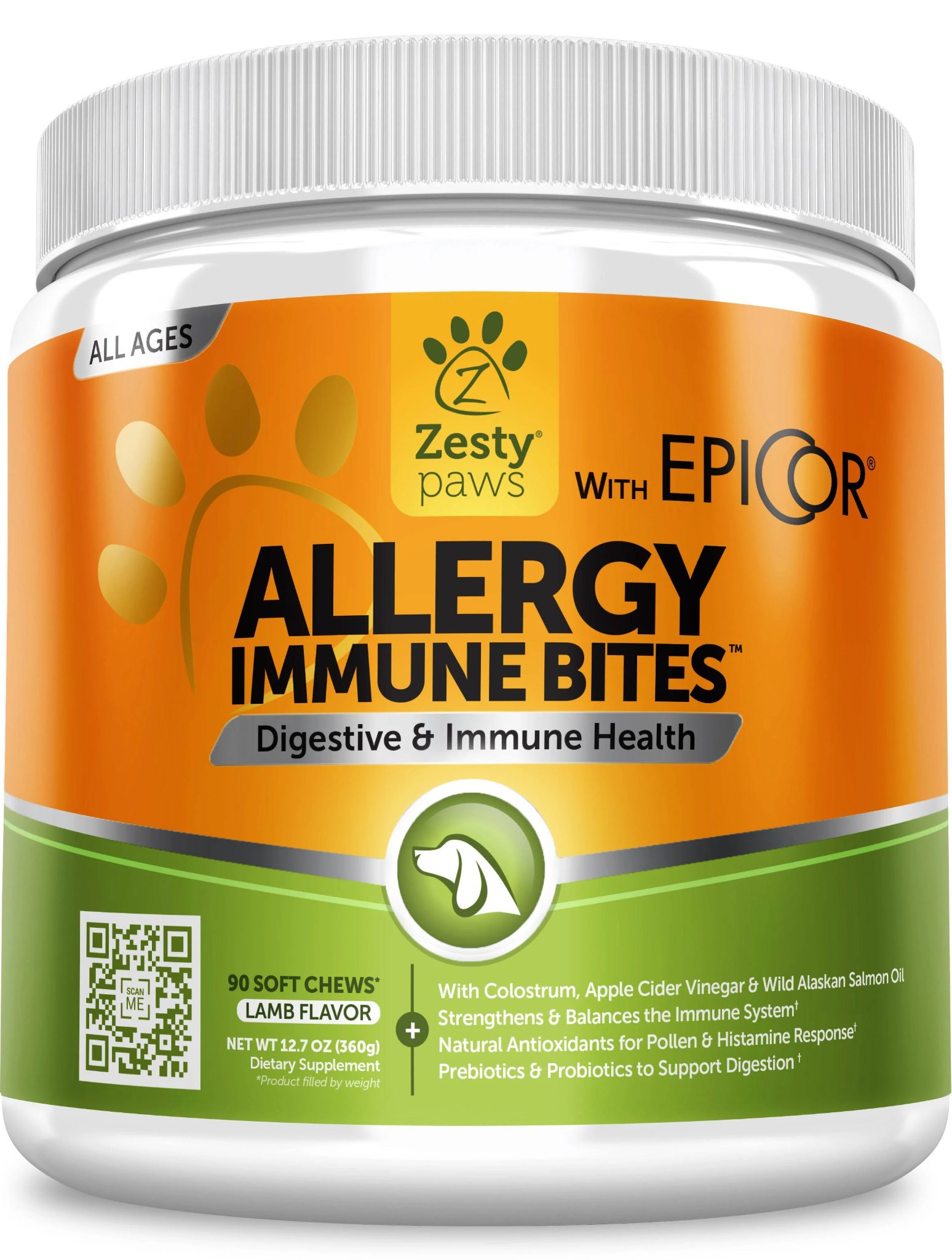 Zesty Paws Allergy Immune Supplement