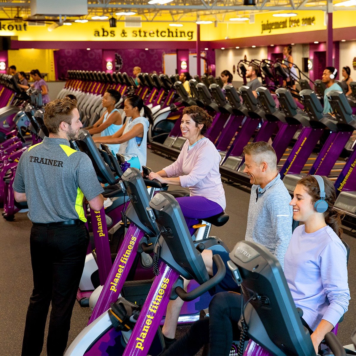 cardio machines at planet fitness