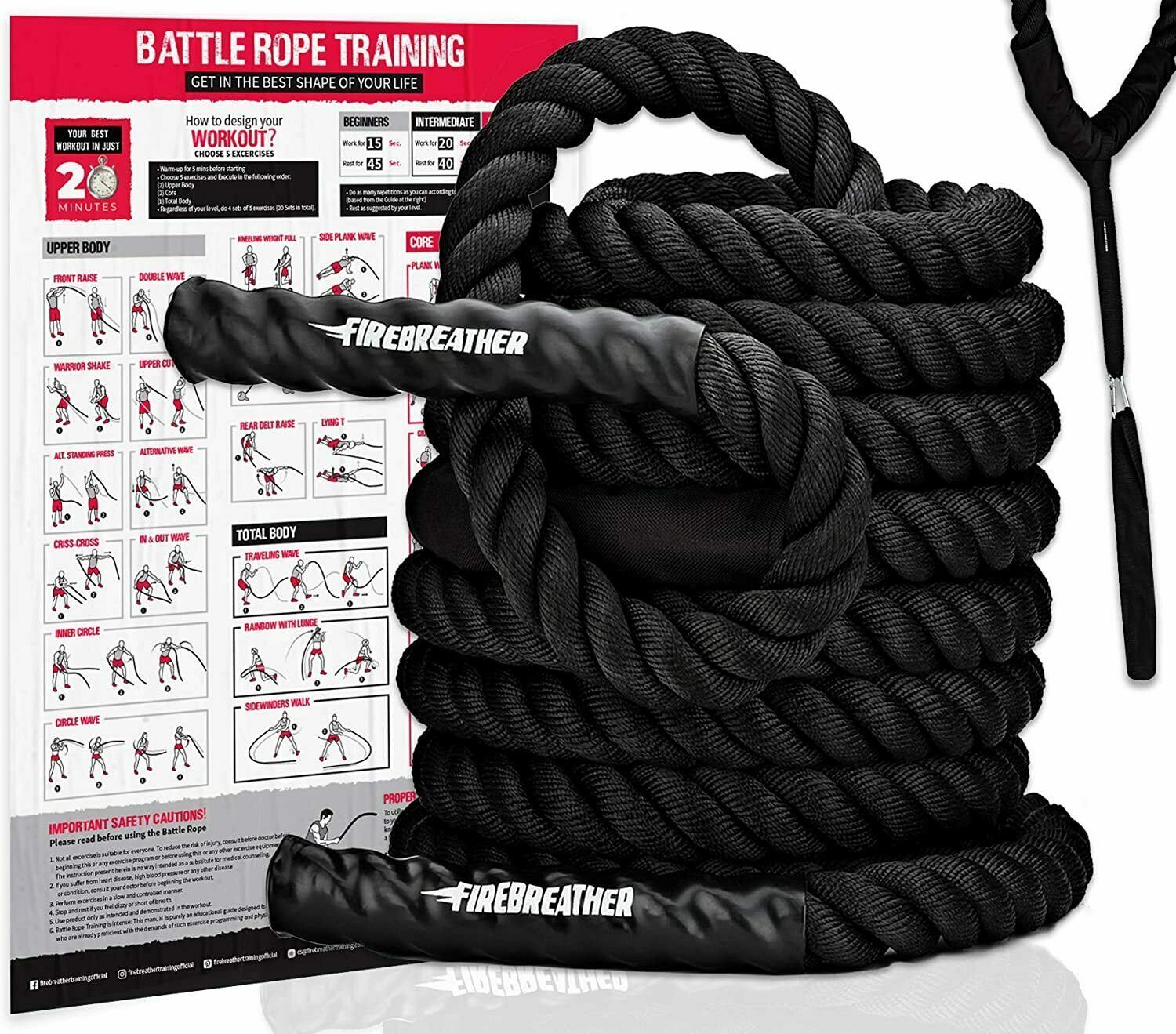 Firebreather Battle Rope