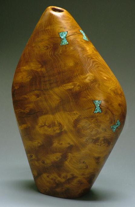 Wood Vase by Uli Kirchler