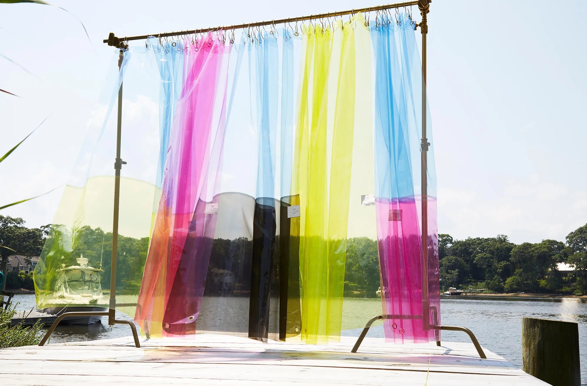 Quiet Town Sun Shower Curtain