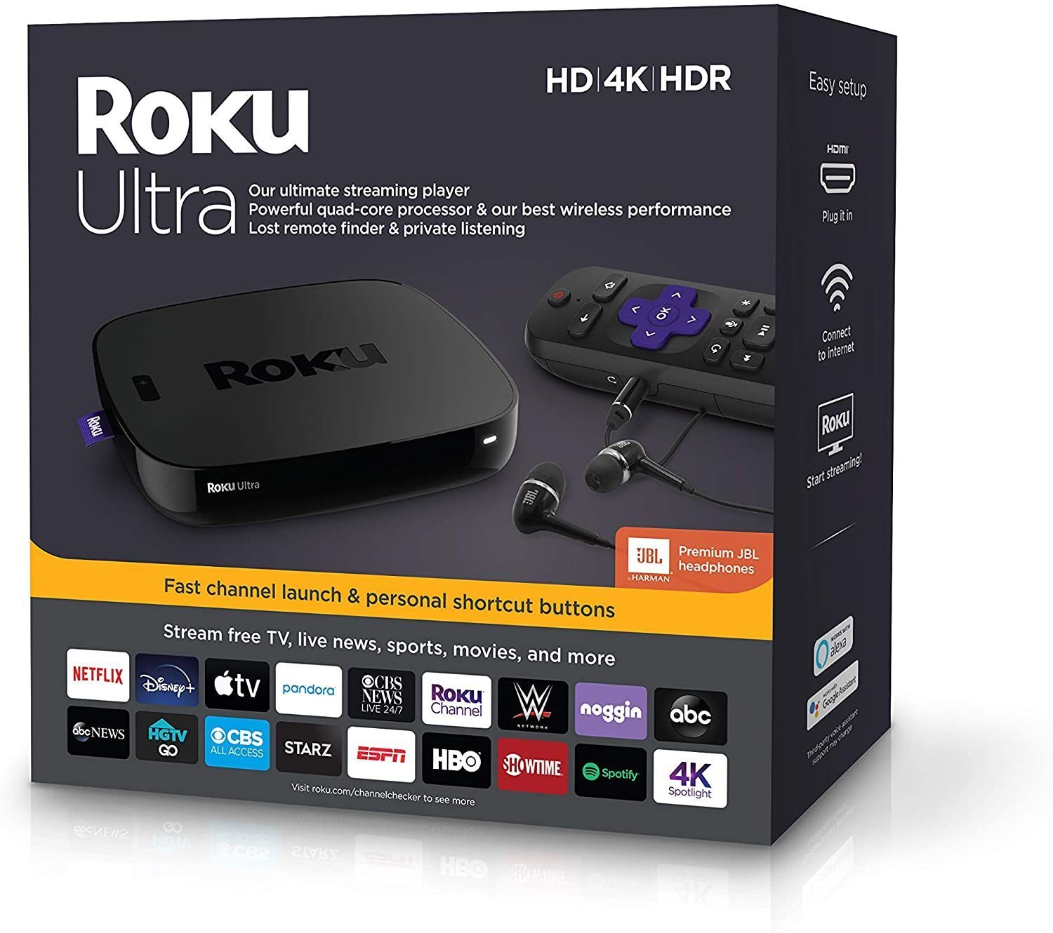 Roku Ultra Lt Streaming Media Player