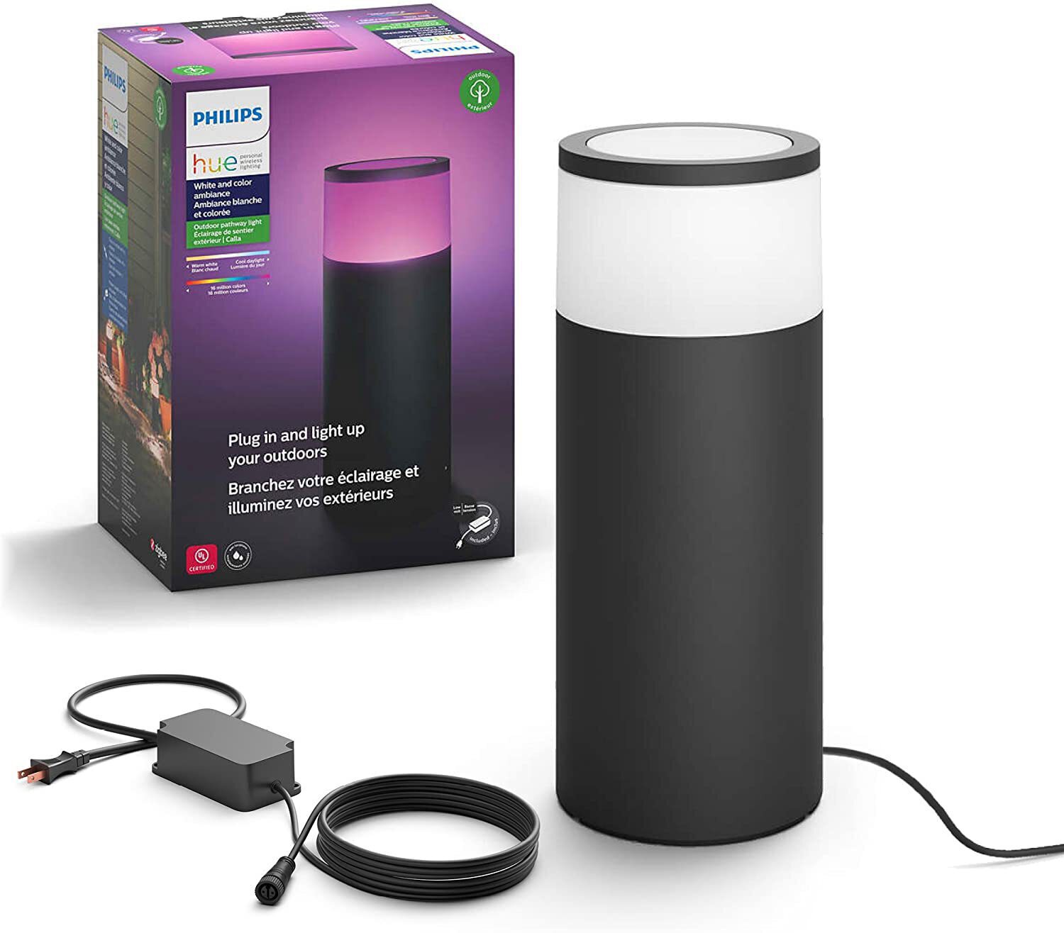 Philips Hue White and Color Calla Bollard