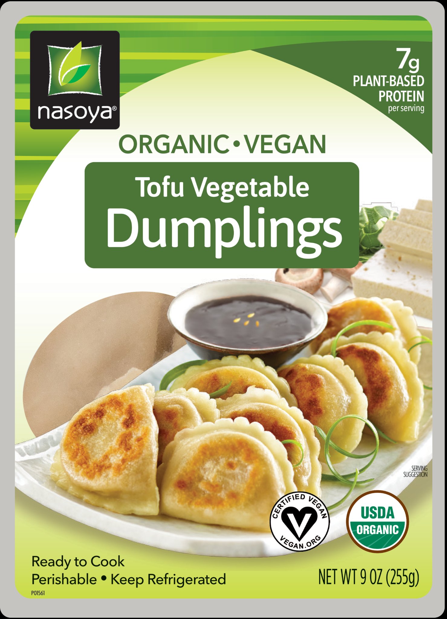 Nasoya Organic Vegan Tofu Vegetable Dumplings