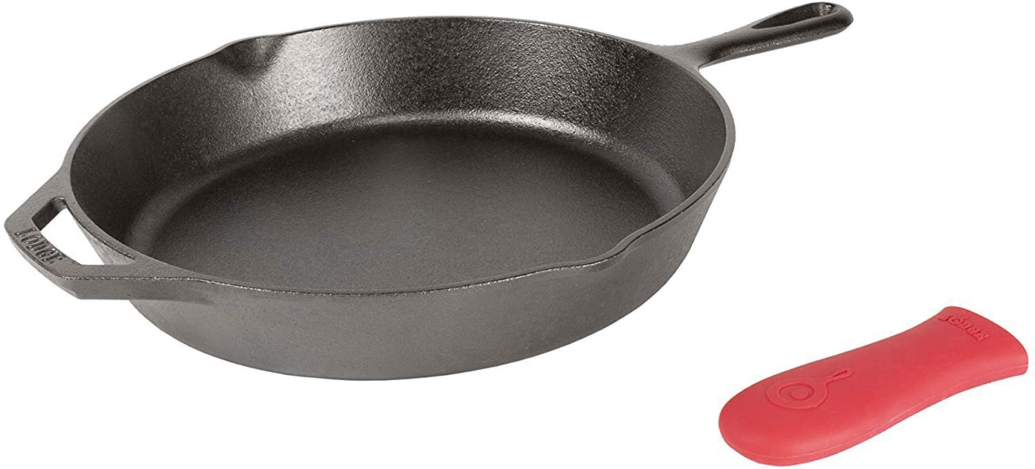 Lodge Pre-Seasoned 12-Inch Cast Iron Skillet