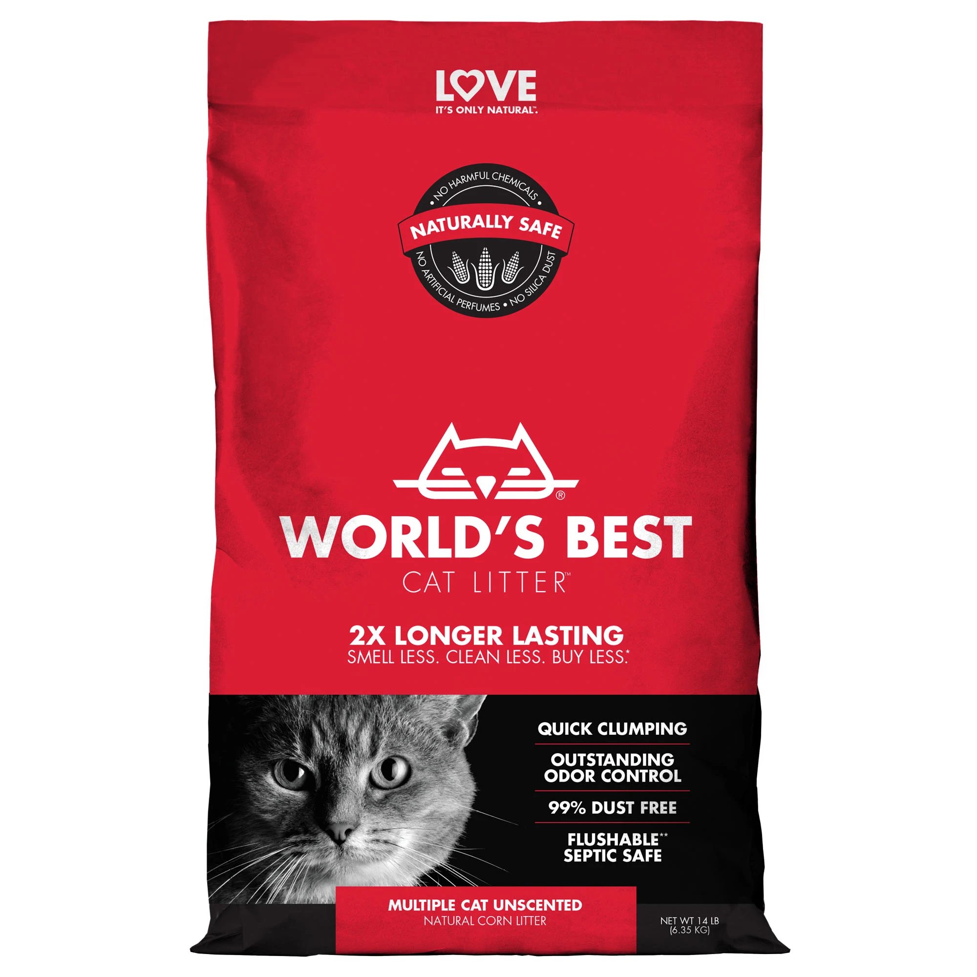 World's Best Multi-Cat Unscented Litter