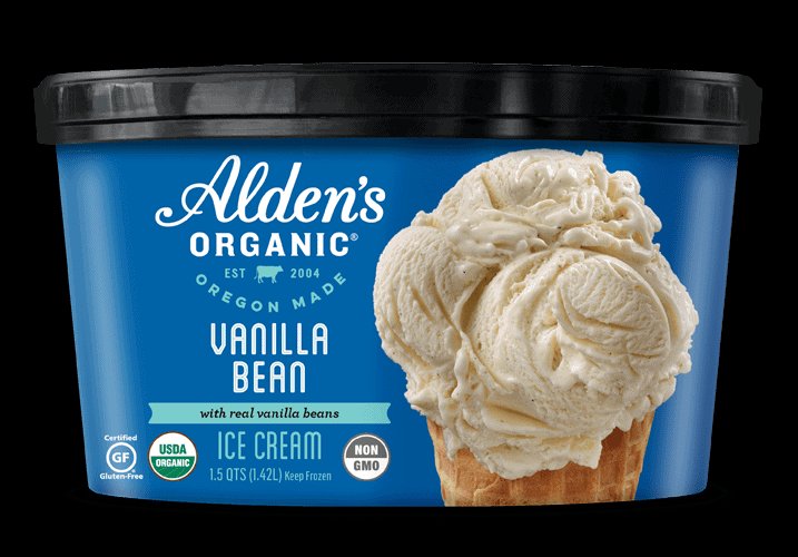 Alden's Organic Vanilla Bean Ice Cream