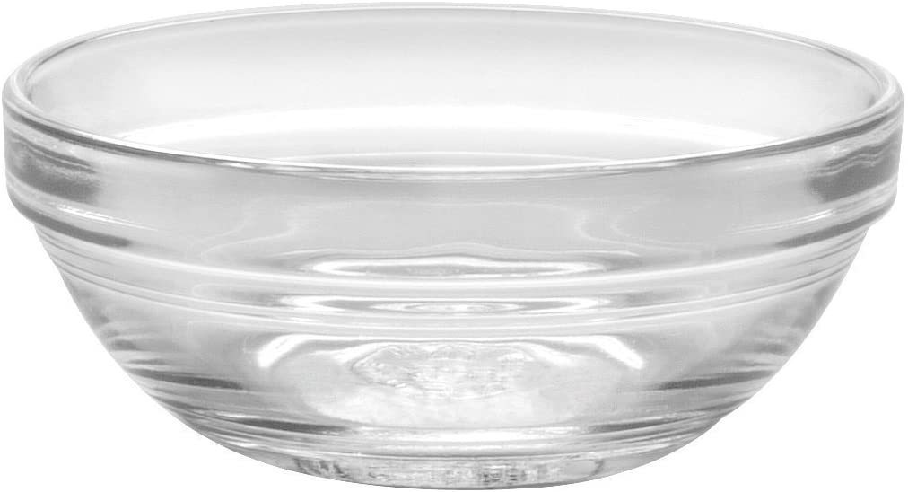 Duralex Stackable Clear Glass Bowl Set