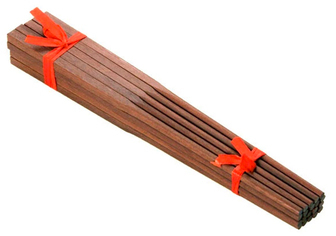 Pearl River 10" Red Wood Chopsticks