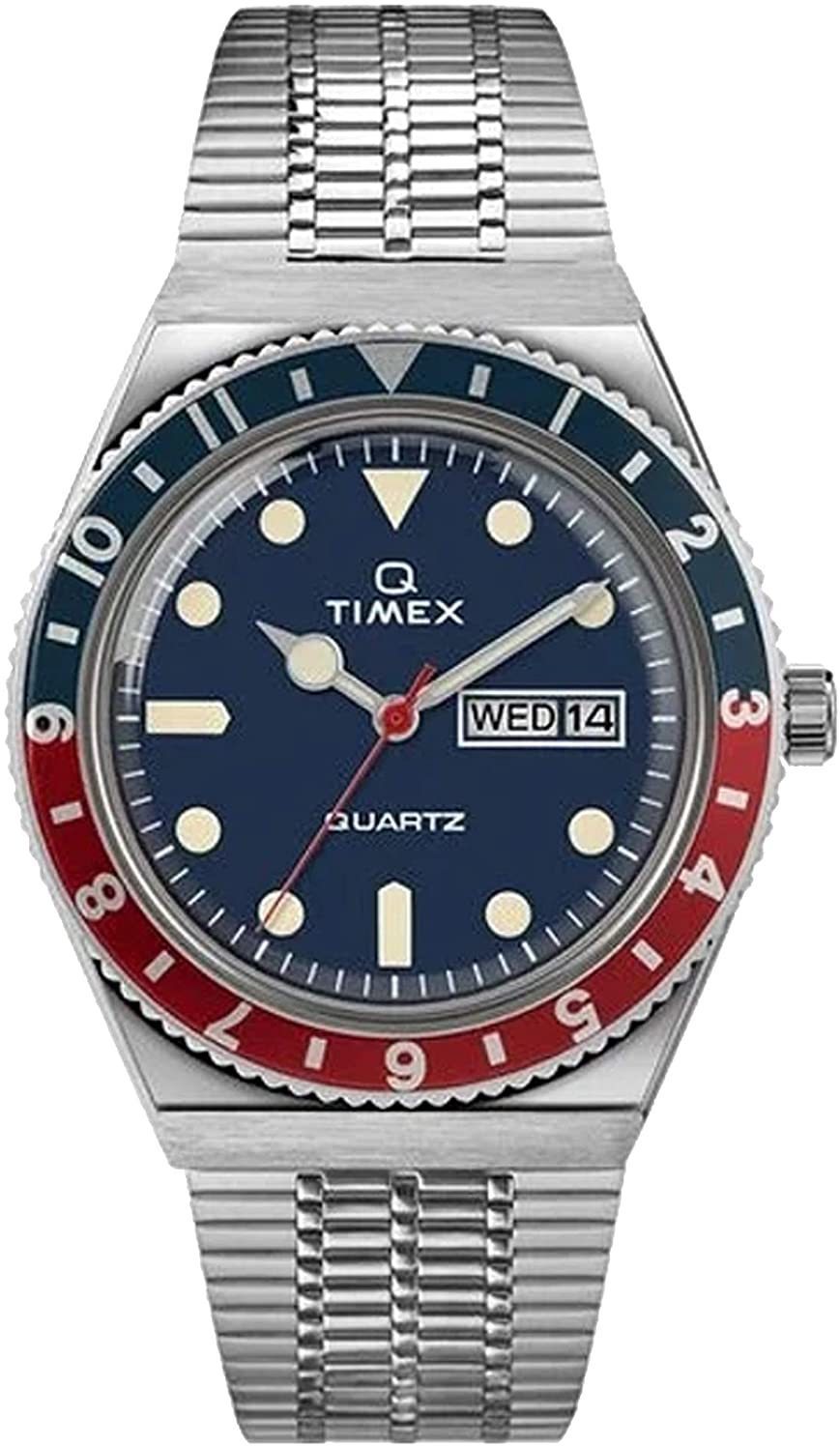 Q Timex Reissue 38mm Stainless Steel Bracelet Watch