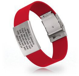 Road ID Wrist ID Silicone Clasp