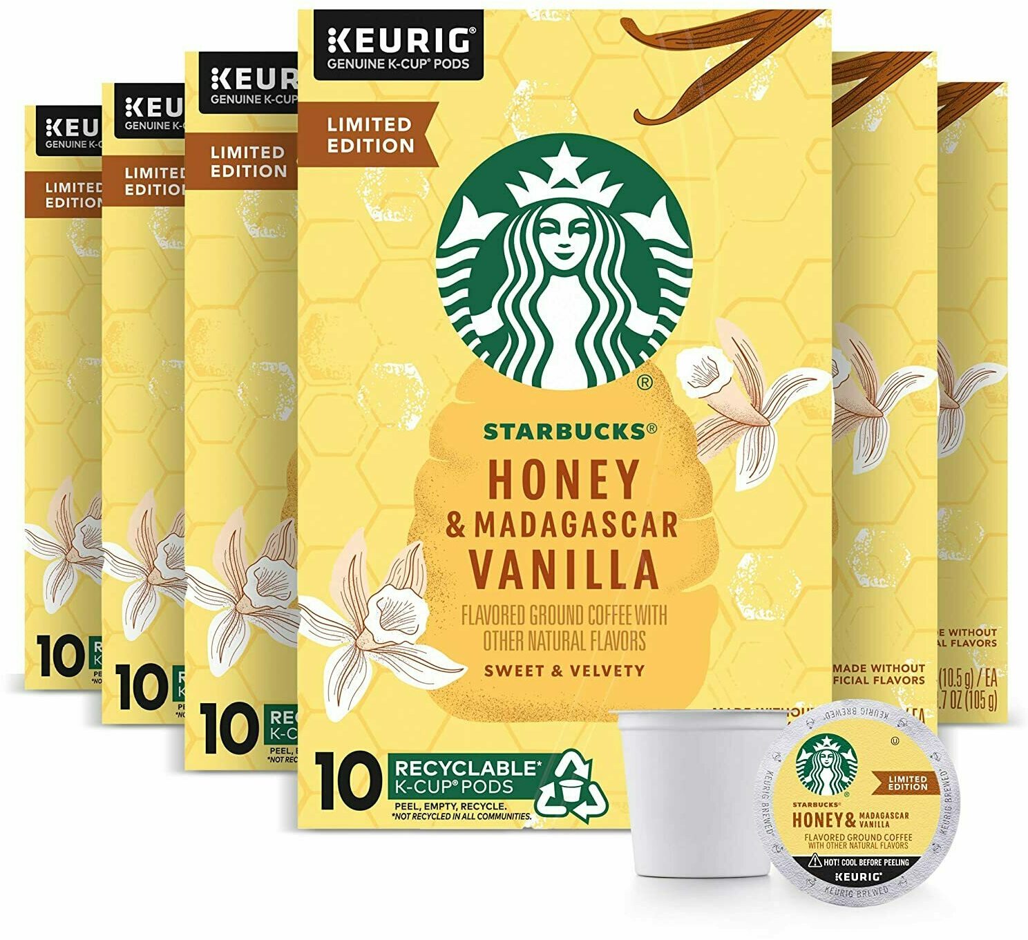 Starbucks Honey and Madagascar Vanilla