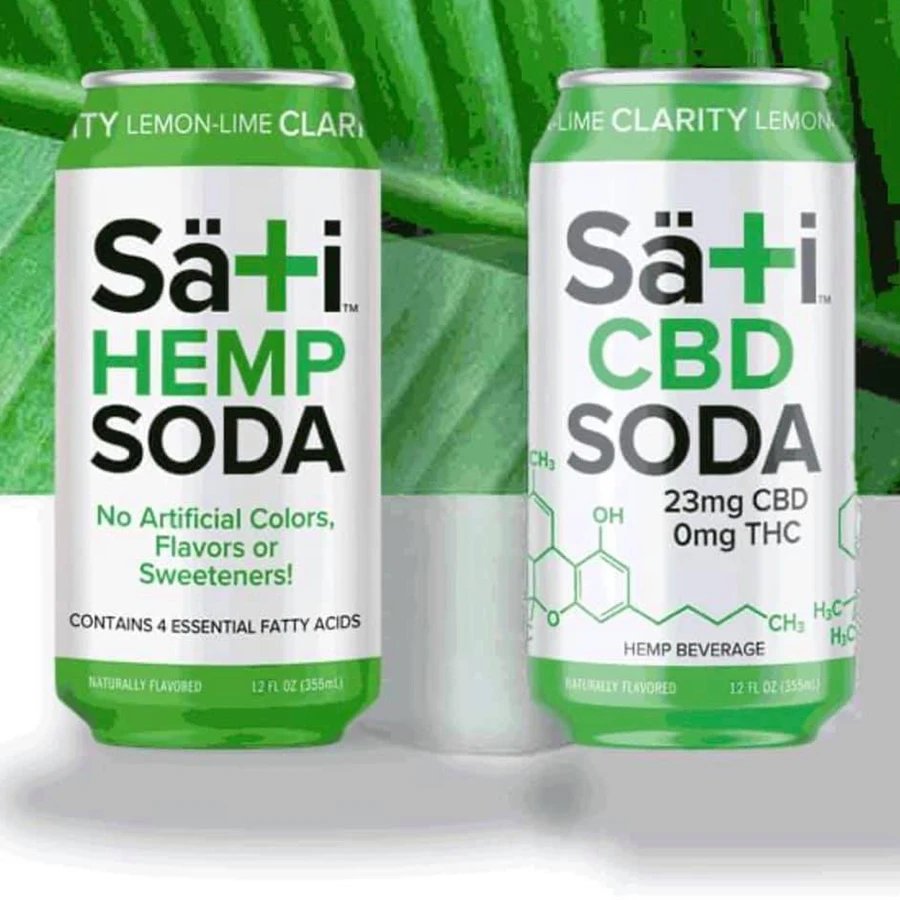 Sati Lemon Lime Clarity CBD Soda