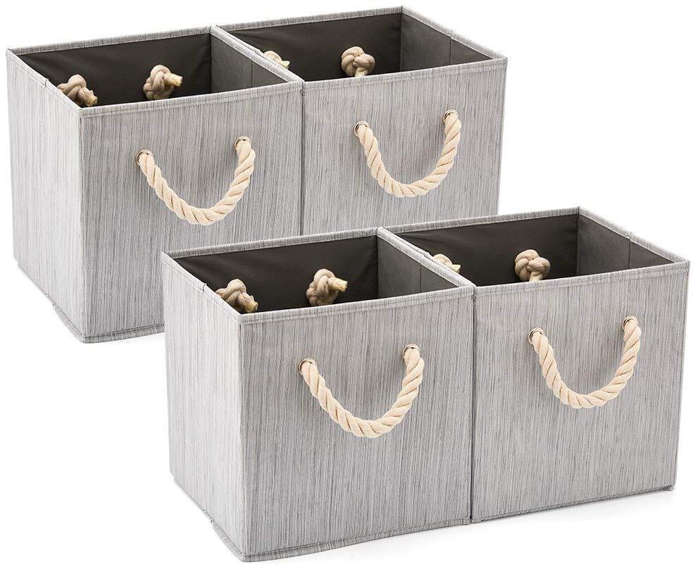 Foldable Bamboo Storage Bins