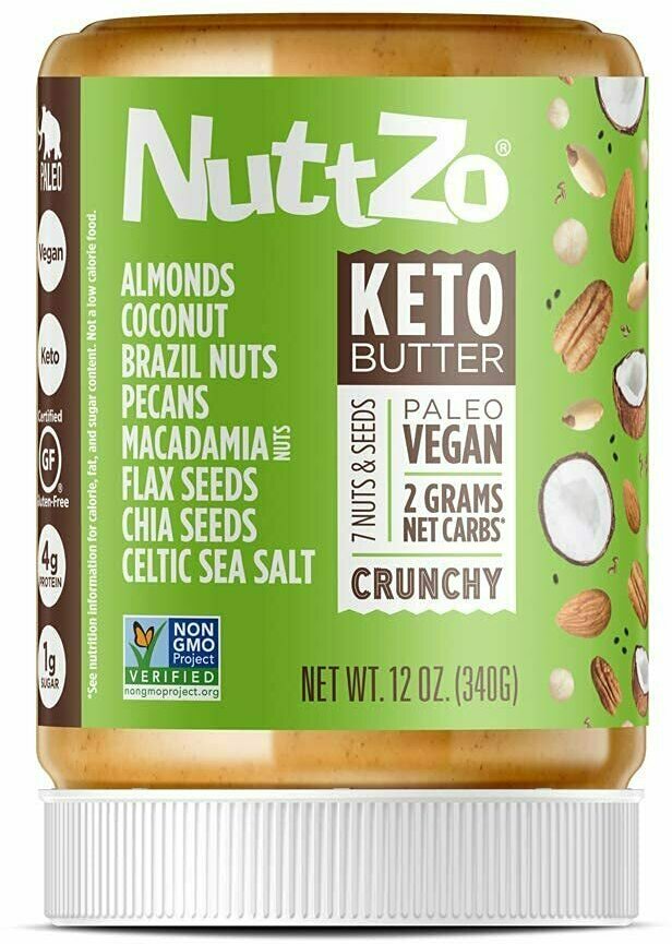 NuttZo Keto Butter - Crunchy
