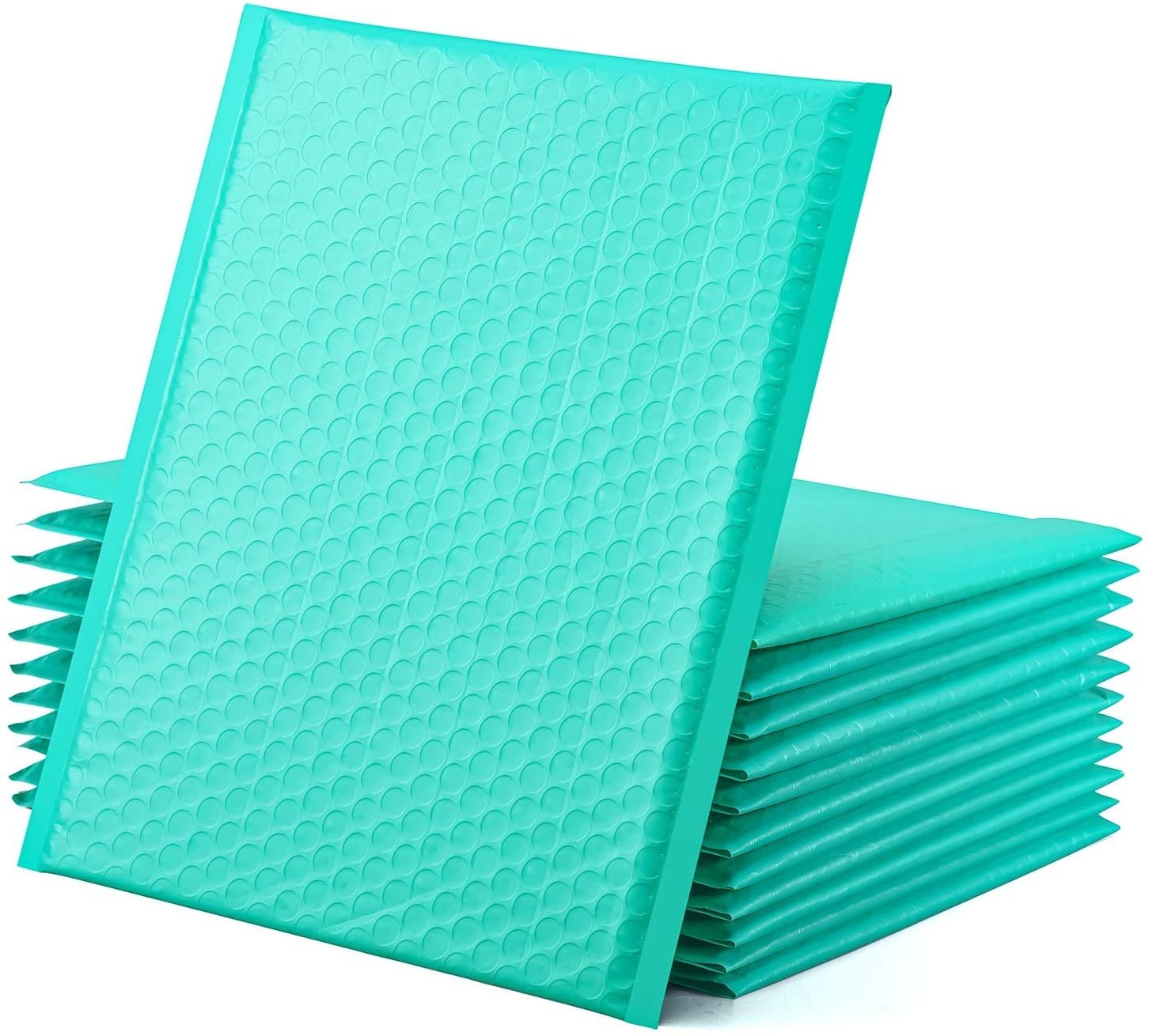 UCGOU Bubble Mailers 8.5x12 Inch Teal 25 Pack Poly Padded Envelopes