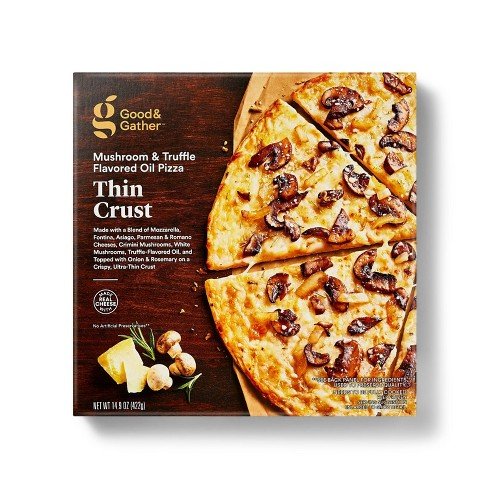 Good and Gather Thin Crust Mushroom & Truffle Oil Frozen Pizza