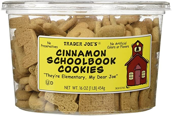 Trader Joe's Cinnamon Schoolbook Cookies