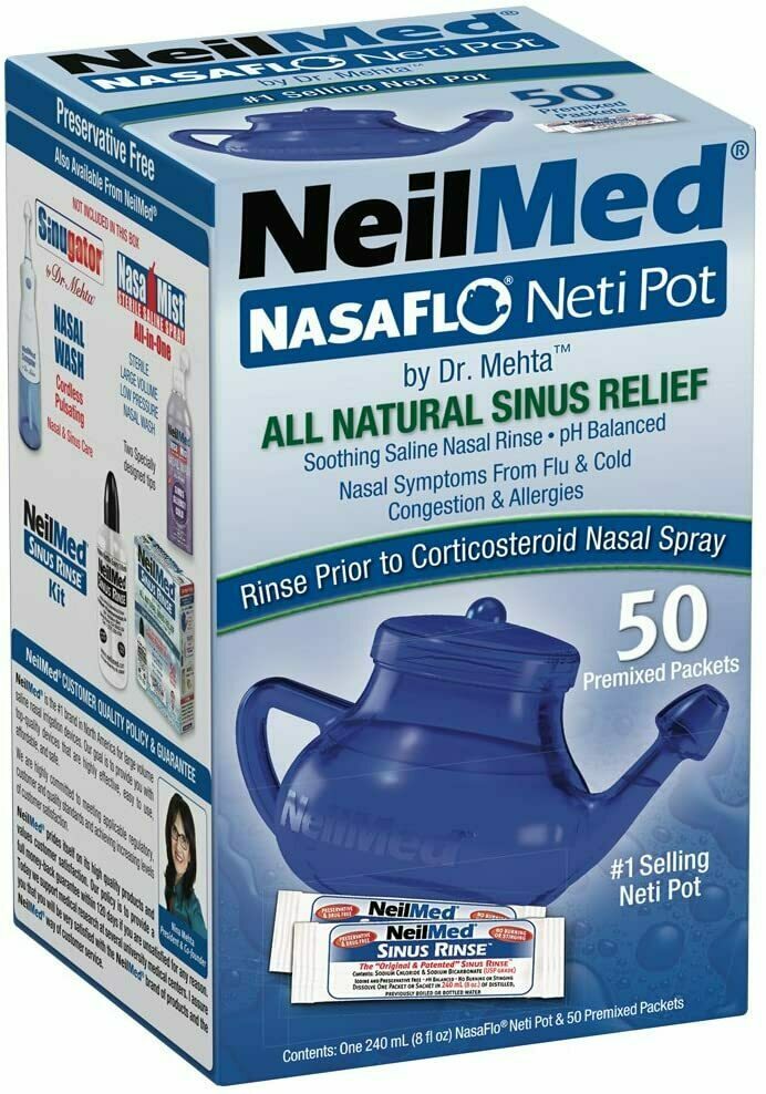 NeilMed NasaFlo Unbreakable Neti Pot