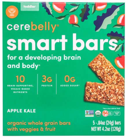 Cerebelly Apple Kale Smart Bars