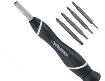 Husky 8-In-1 Slotted and Phillips Screwdriver Set