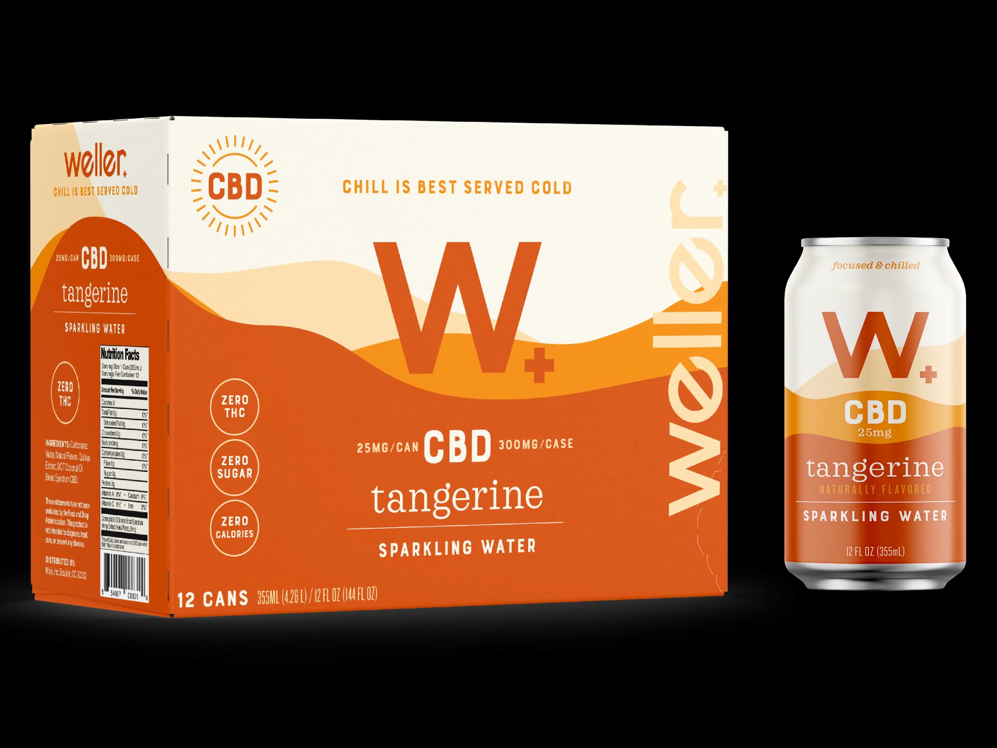 Weller Tangerine Cbd Soda