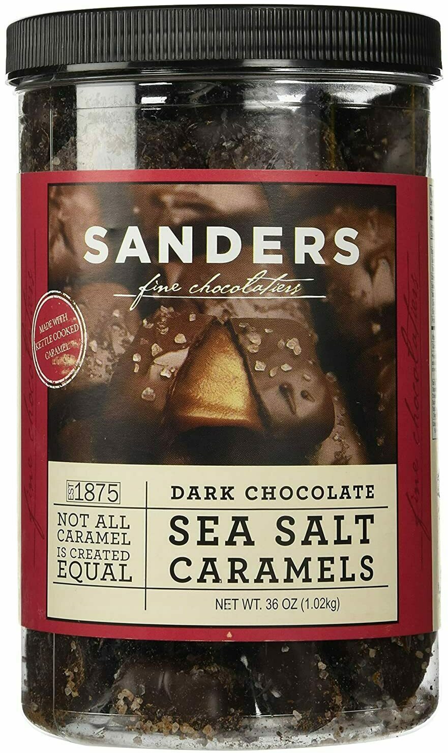 Sanders Dark Chocolate Sea Salt Caramels