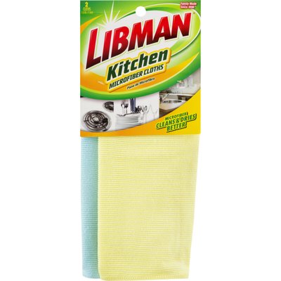 Libman Kitchen Microfiber Cloths
