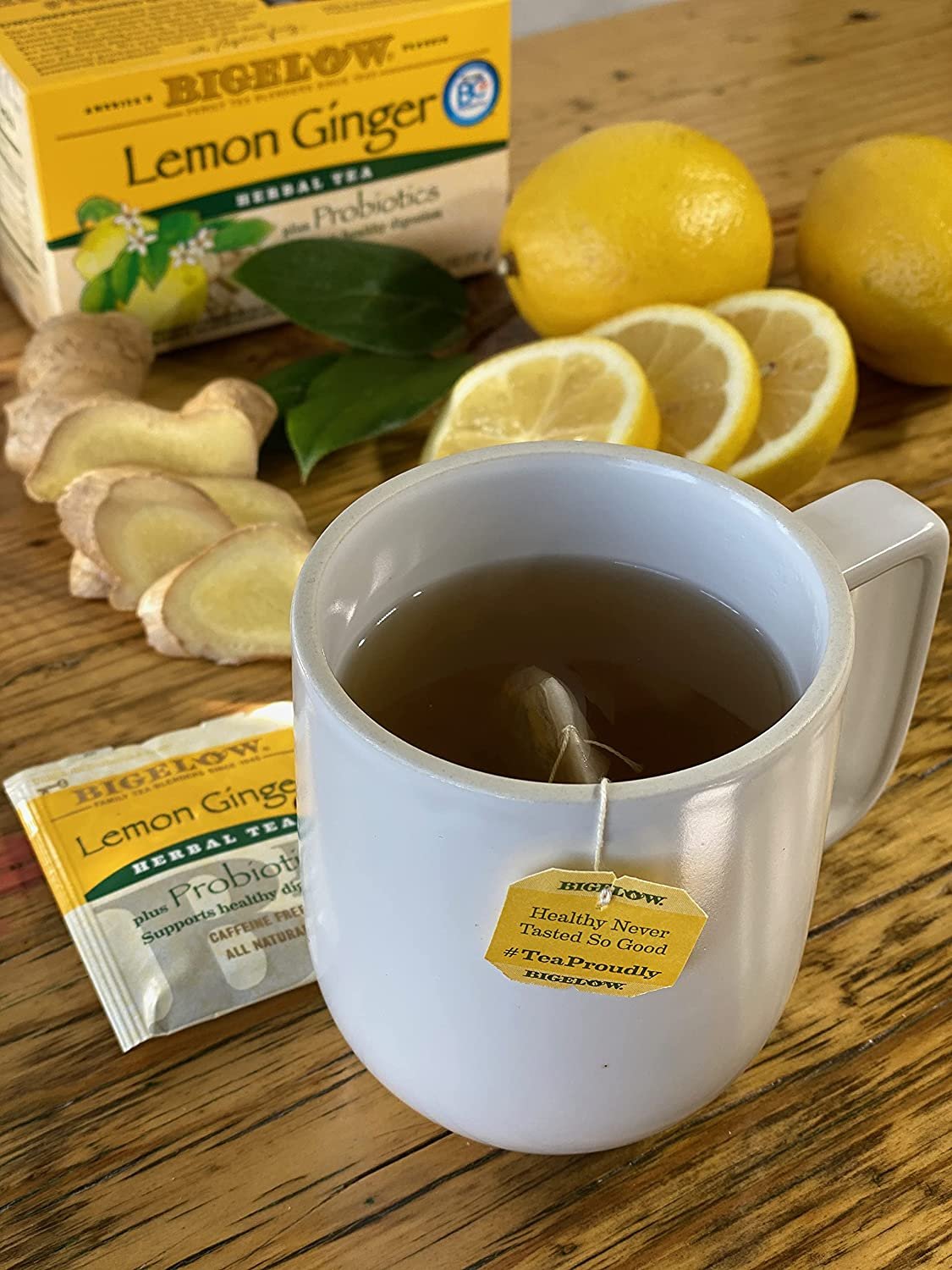 Bigelow Lemon Ginger Plus Probiotics