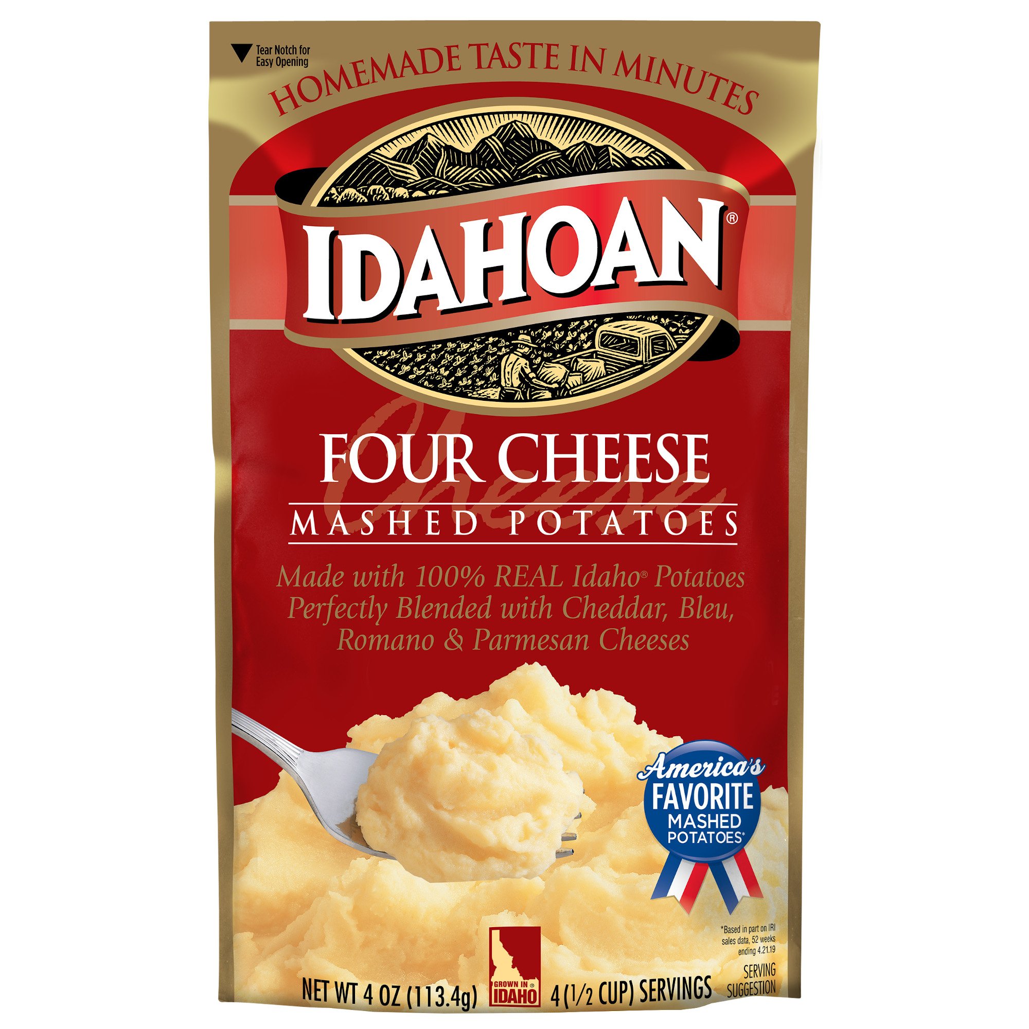 Idahoan Four Cheese Mashed Potatoes