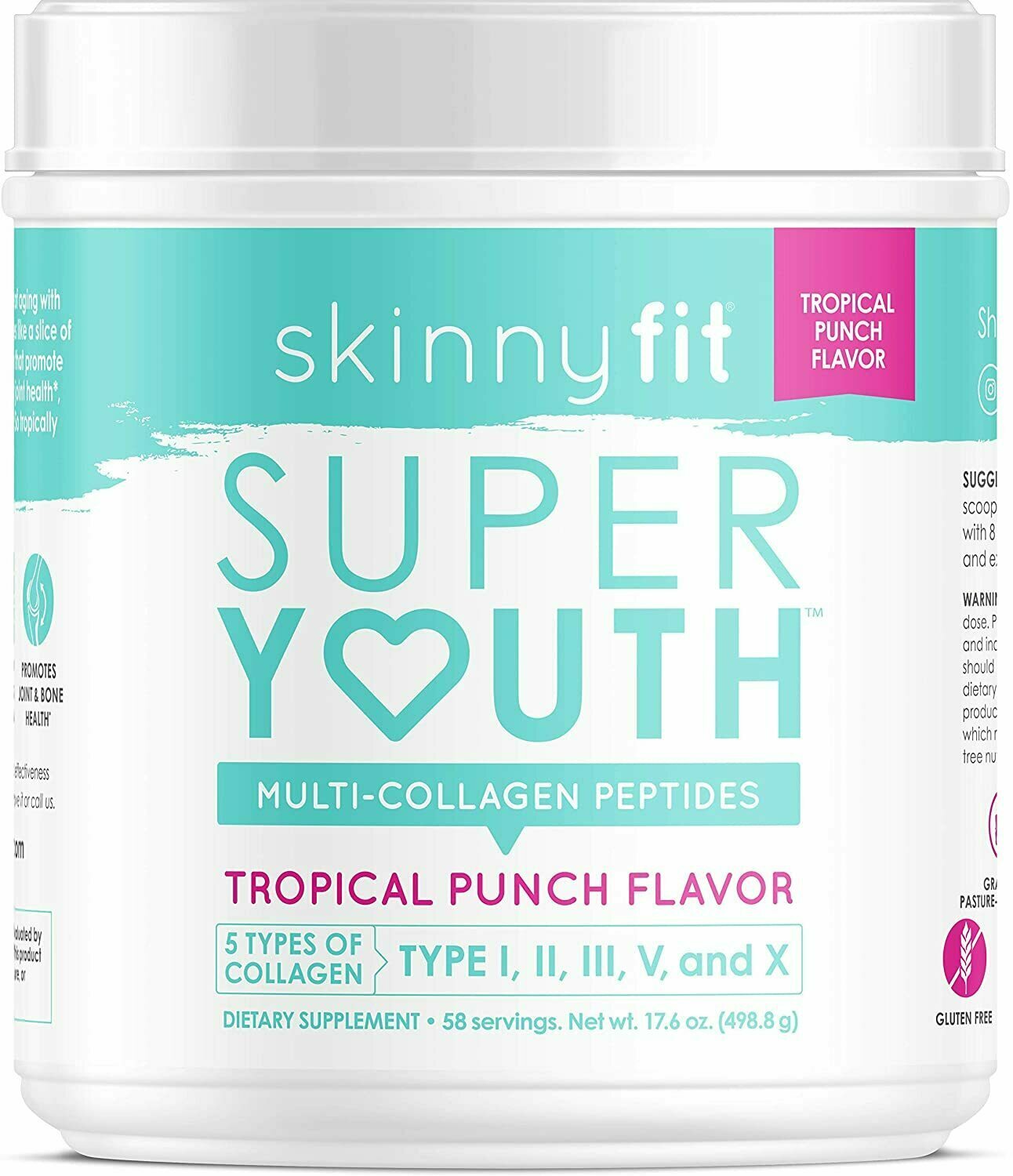 SkinnyFit Super Youth Multi-Collagen Peptide Powder