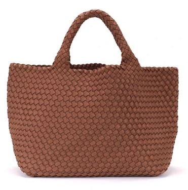 Jennifer Miller Brown Woven Tote